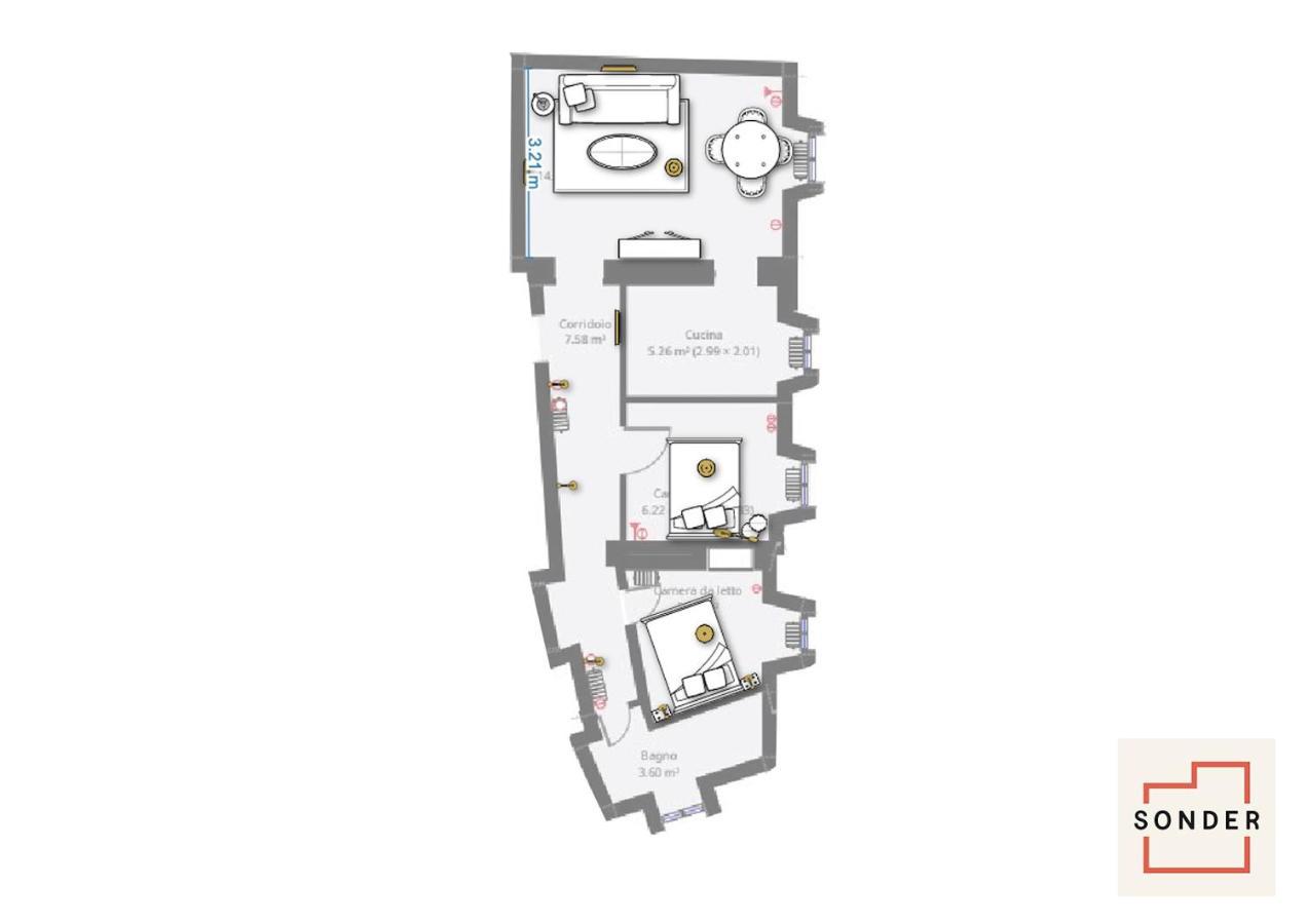 Aparthotel Sonder — Vatican Ottaviano Řím Exteriér fotografie